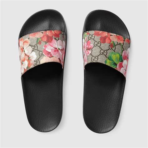 gucci gg blooms sandal|Gucci slides pursuit.